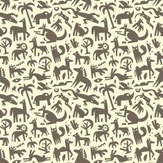 animals - abstract seamless background