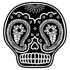 Paisley Skull N2 free image download