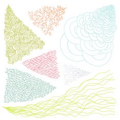 Patterns &ndash; triangle set