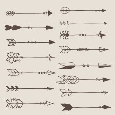 Hand Drawn Arrows Clip Art Vector N2
