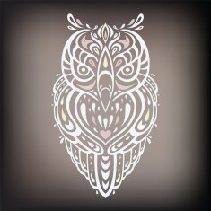 Decorative Owl Ethnic pattern N5