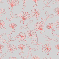 doodle pattern bow ribbon