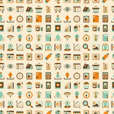 seamless retro web pattern N2
