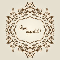 Frame with cakes and fruits N2