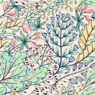 Vector floral seamless pattern N26