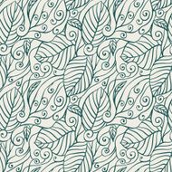 leaf abstract seamless pattern