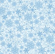 Snowflakes Texture Seamless Pattern Background