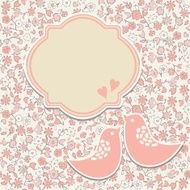 Template frame design for greeting card N53
