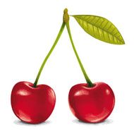 sketchy red cherry