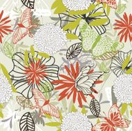 Seamless Floral Pattern N337
