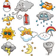 cartoon weather icon