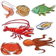 Color Seafood collection