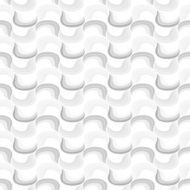 Seamless wave hand-drawn pattern background