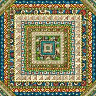 Seamless pattern with geometric elements N31