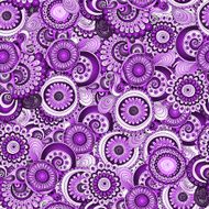 Seamless abstract doodle flower pattern in vector N2