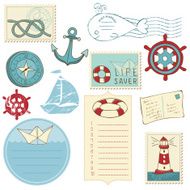 Scrapbook Sea elements N2