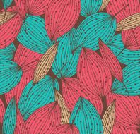 floral seamless pattern N173