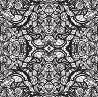 Hand drawn seamless pattern N94