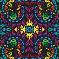 Hand drawn seamless pattern N96