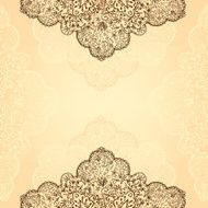 Banner with flowers and place for your text N32