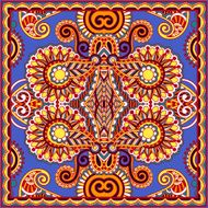 Traditional ornamental floral paisley bandanna N550