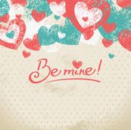 Card of Valentine&rsquo;s day