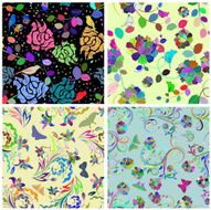 Seamless Floral Pattern N345