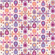 Colorful Geometric Drops Seamless Pattern Background