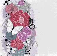 Floral background N145