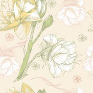 Vector floral seamless pattern N27