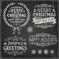 Hand Drawn Christmas elements N10