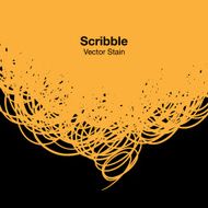 Scribble yellow background