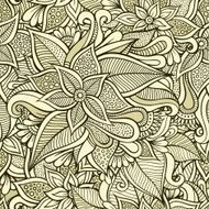 floral ornamental seamless pattern N20