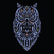 Decorative Owl Ethnic pattern N6