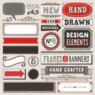 Hand Drawn Frames and Banners