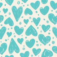 Seamless pattern with valentine hearts N12