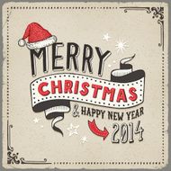 Hand Drawn Christmas Card N22