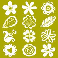 Flower icon collection N4