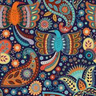 Seamless colorful ornamental pattern N5
