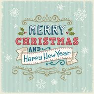 Hand Drawn Christmas Card N23