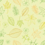 Seamless background -Leaf N2