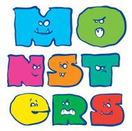 Ð¡olorful Monster Letters N2