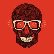 vector funny candy skull N10