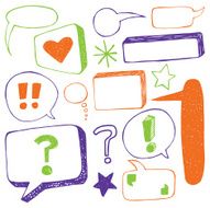 Speech Bubble Set N14