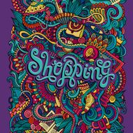 design card &quot;shopping&quot; N2