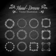 Circle floral borders N3