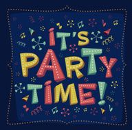 Party invitation Vector illustration