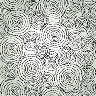 Abstract black and white seamless round texture
