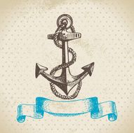 Anchor Hand drawn illustration