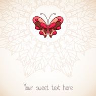 Elegant background with butterfly N7